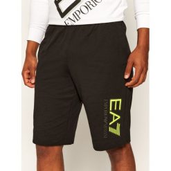 Szorty sportowe EA7 Emporio Armani 6HPS73 PJ05Z 1200. Czarne spodenki sportowe męskie EA7 Emporio Armani, m, bez wzorów, sportowe. Za 369,00 zł.