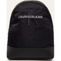 Calvin Klein Jeans - Plecak. Czarne plecaki damskie Calvin Klein Jeans, bez wzorów, z jeansu. Za 399,90 zł.