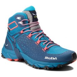 Trekkingi SALEWA - Alpenrose Ultra Mid Gtx GORE-TEX 64417-8363 Blue Sapphire/Fluo Coral. Niebieskie buty trekkingowe damskie Salewa. W wyprzedaży za 719,00 zł.