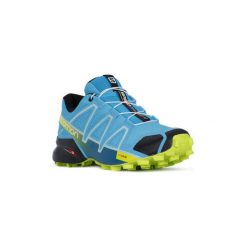Buty Salomon SPEEDCROSS 4 W. Niebieskie trampki i tenisówki damskie marki Salomon, bez wzorów, bez zapięcia. Za 451,19 zł.