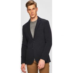 Trussardi Jeans - Marynarka. Niebieskie garnitury męskie z elastanu. W wyprzedaży za 499,90 zł.