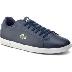Sneakersy LACOSTE - Graduate Bl 1 Sma 7-37SMA0053092 Nvy/Wht. Niebieskie sneakersy męskie Lacoste, bez zapięcia. W wyprzedaży za 259,00 zł.