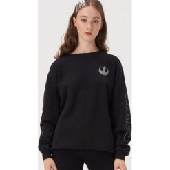 Bluza Star Wars - Czarny. Czarne bluzy damskie Sinsay, s, z motywem z bajki, bez rękawów, bez kaptura. Za 59,99 zł.