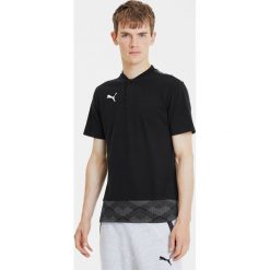 Puma Teamfinal 21 Casuals Polo Koszulka Czarny. Czarne podkoszulki męskie Puma, xxl, z haftami, z bawełny, polo, bez rękawów. Za 206,95 zł.