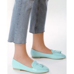 Miętowe Mokasyny Dallas. Zielone mokasyny damskie Multu. Za 29,99 zł.
