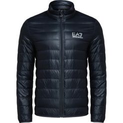 Kurtka EA7 EMPORIO ARMANI. Niebieskie płaszcze męskie EA7 Emporio Armani, z nadrukiem, krótkie, bez kaptura. W wyprzedaży za 480,00 zł.