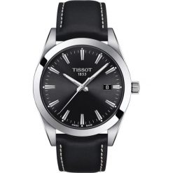 ZEGAREK TISSOT T-Classic T127.410.16.051.00. Szare, analogowe zegarki męskie TISSOT, srebrne. Za 1550,00 zł.