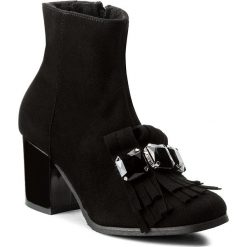 Botki SAGAN - 2940 Czarny. Czarne buty zimowe damskie marki Sagan, z gumy. W wyprzedaży za 269,00 zł.
