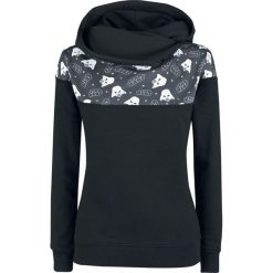 Star Wars Logo Bluza z kapturem damska czarny. Czarne bluzy damskie marki Star Wars, l, z nadrukiem, z materiału, z krótkim rękawem, krótkie, z kapturem. Za 90,99 zł.