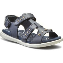Sandały ECCO - Tilda 72759202038 Marine. Niebieskie sandały dziewczęce ecco, ze skóry, bez zapięcia. W wyprzedaży za 119,00 zł.