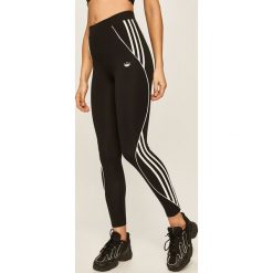 Adidas Originals - Legginsy. Czarne spodnie damskie adidas Originals, z aplikacjami, z elastanu. Za 139,90 zł.