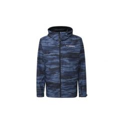 Kurtki lekkie adidas Camo Rain J. Niebieskie kurtki męskie Adidas, s, bez wzorów, bez kaptura. Za 499,00 zł.