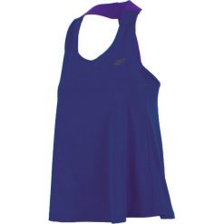 Damski top sportowy 4f Light. Niebieskie topy sportowe damskie marki Astratex, z tkaniny, z okrągłym kołnierzem. Za 117,99 zł.