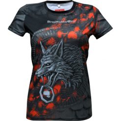 KSW COLOSSEUM W. Szare bluzki damskie Street Fighter Wear, bez wzorów, z poliesteru, street, bez kołnierzyka. Za 49,99 zł.