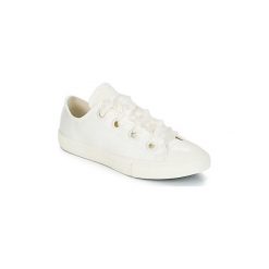 Buty Dziecko Converse Chuck Taylor All Star Big Eyelet-Slip. Białe trampki dziewczęce Converse, bez wzorów, bez zapięcia. Za 175,20 zł.