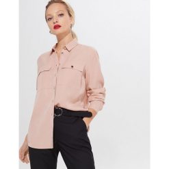 Koszula z lyocellu Tencel™ Eco Aware - Różowy. Różowe koszule damskie Mohito, z lyocellu. Za 119,99 zł.