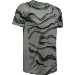 Under Armour koszulka męska Mk1 Printed SS (1353134) XXL Grey. Szare koszulki męskie Under Armour, xxl, bez wzorów, ze skóry, bez kołnierzyka, bez rękawów, na fitness i siłownię. Za 189,00 zł.