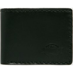 Dickies - Portfel skórzany. Czarne portfele męskie Dickies, bez wzorów, ze skóry. Za 139,90 zł.