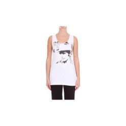 Topy na ramiączkach / T-shirty bez rękawów Calvin Klein Jeans 82WWTB99C393. Szare bluzki damskie Calvin Klein Jeans, s, bez wzorów, z jeansu, bez kołnierzyka, bez rękawów. Za 500,74 zł.