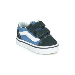 Buty Dziecko Vans OLD SKOOL V. Niebieskie trampki chłopięce marki Vans, bez wzorów, bez zapięcia. Za 179,00 zł.