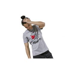T-shirty z krótkim rękawem Reebok Classic Koszulka Big Logo. Szare t-shirty męskie Reebok Classic, s, bez wzorów, bez kołnierzyka, krótkie. Za 129,00 zł.