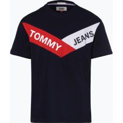 Tommy Jeans - T-shirt męski, niebieski. Niebieskie t-shirty męskie Tommy Jeans, xl, z napisami, z bawełny, bez kołnierzyka. Za 179,95 zł.