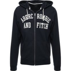 Abercrombie & Fitch LOGO FULLZIP Bluza rozpinana navy. Niebieskie bluzy męskie marki Abercrombie & Fitch, xs, z bawełny. Za 389,00 zł.
