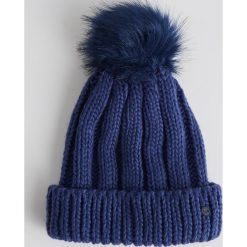 Czapka z pomponem - Granatowy. Niebieskie czapki zimowe damskie Sinsay. Za 24,99 zł.