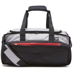 REEBOK ACTIVE ENHANCED GRIP > FQ5366. Czarne torby męskie sportowe Reebok, w paski, z poliesteru, sportowe. Za 159,99 zł.