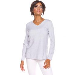 Sweter "Jill" w kolorze jasnoszarym. Szare bez kategorii marki 100% Maille, s, z okrągłym kołnierzem. W wyprzedaży za 129,95 zł.