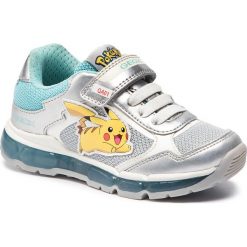 Sneakersy GEOX - J Anroid G. B J9245B 0GNAJ C1W4A S Silver/Aqua. Szare półbuty dziewczęce Geox, na rzepy. Za 279,00 zł.