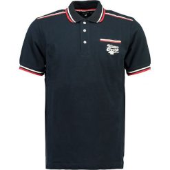 Koszulka polo "Kimple" w kolorze granatowym. Niebieskie koszulki męskie Stone Goose, m, z haftami, z bawełny, bez rękawów. W wyprzedaży za 98,95 zł.