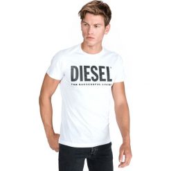Diesel T-Diego Koszulka Biały. Białe podkoszulki męskie Diesel, l, z nadrukiem, z bawełny, z krótkim rękawem. Za 194,95 zł.