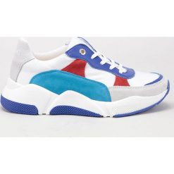 GOE - Buty. Białe buty sportowe damskie GOE, bez wzorów, ze skóry, sportowe. Za 379,90 zł.