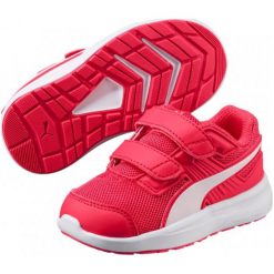 Puma Buty Do Biegania Escaper Mesh V Inf Paradise Pink Pearl P 23. Różowe buty dziewczęce sportowe Puma, bez wzorów, z meshu, bez zapięcia. Za 149,00 zł.