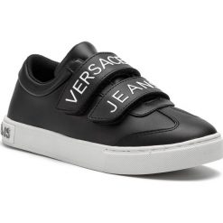Sneakersy VERSACE JEANS - E0VTBSF3 70907 899. Czarne półbuty damskie Versace Jeans, z jeansu. W wyprzedaży za 519,00 zł.