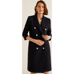 Mango - Płaszcz Adore2. Czarne płaszcze damskie pastelowe Mango, l, z materiału, klasyczne. Za 449,90 zł.