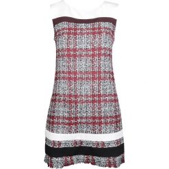 Toy-G Sukienka. Sukienki damskie Toy G, na co dzień, z nadrukiem, z tkaniny, z okrągłym kołnierzem, bez rękawów, proste. Za 289,00 zł.