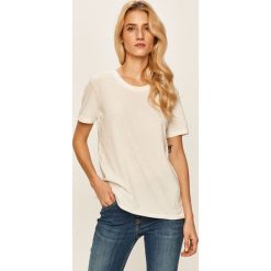 Scotch & Soda - T-shirt. Białe bluzki damskie Scotch & Soda, s, bez wzorów, z elastanu, z okrągłym kołnierzem. W wyprzedaży za 139,90 zł.