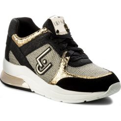 Sneakersy damskie: Sneakersy LIU JO – Running Linda B18021 T2044 Black/Gold 01040