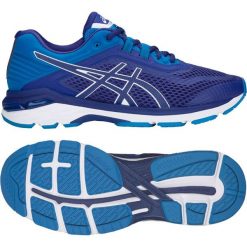 Niebieskie Buty biegowe Asics GT-2000 6 M T806N-400. Niebieskie buty sportowe męskie Asics, z materiału, na sznurówki, do biegania. W wyprzedaży za 559,00 zł.