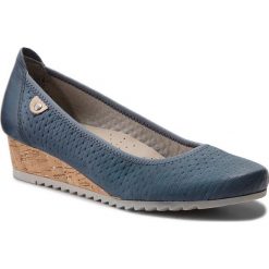 Półbuty JANA - 8-22305-20 Jeans 846. Niebieskie creepersy damskie Jana, z jeansu, na koturnie. W wyprzedaży za 189,00 zł.
