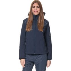 Kurtka softshellowa w kolorze granatowym. Niebieskie kurtki damskie CMP Women, m, bez wzorów, z tkaniny, bez kaptura. W wyprzedaży za 172,95 zł.