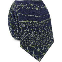 Krawat KWGR001455. Żółte krawaty męskie z mikrofibry. Za 69,00 zł.