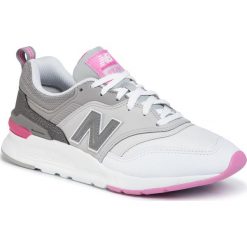 Sneakersy NEW BALANCE - CW997HAX Biały Szary. Szare półbuty damskie New Balance, ze skóry. W wyprzedaży za 239,00 zł.