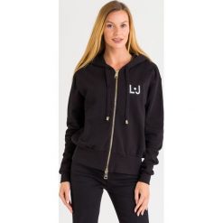 BLUZA Liu Jo. Czarne bluzy damskie Liu Jo Sport, bez wzorów, bez rękawów, bez kaptura. Za 719,10 zł.