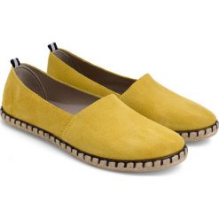 Espadryle damskie: Woox Skórzane Espadryle Damskie | Żółte Via Lutea – 41 – 41 – 8595564787402