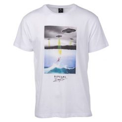 Rip Curl T-Shirt Męski Good Bad Day Ss Tee L Biały. Białe koszulki męskie Rip Curl, m, z nadrukiem, bez kołnierzyka. Za 117,00 zł.