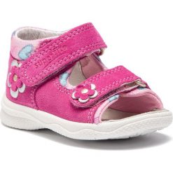 Sandały SUPERFIT - 4-00095-55 M Rosa. Różowe sandały dziewczęce Superfit, ze skóry, bez zapięcia. W wyprzedaży za 179,00 zł.