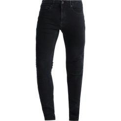 Topman DON SPRAY ON Jeansy Slim Fit black. Niebieskie jeansy męskie marki Topman. Za 169,00 zł.